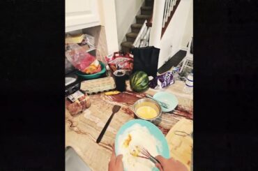 Day Drinking + French Toast, Drunken Plums & Bougie Frosting