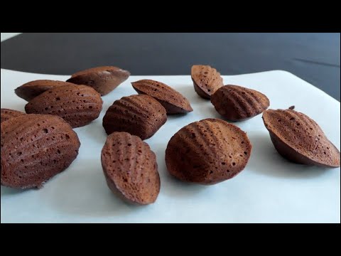 Chocolate Madeleines | Easy sweet recipe | Simple French recipe | ASMR baking Chocolate Madeleines | Easy sweet recipe | Simple French recipe | ASMR baking