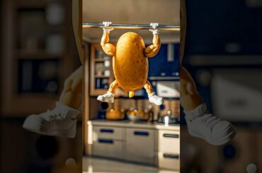 Who eats French fries without ketchup? #cat #funny #cooking #kitten #cute #french