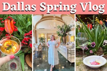 DALLAS VLOG: Tea at the French Room, Dallas Arboretum Food & Wine Festival, and More!