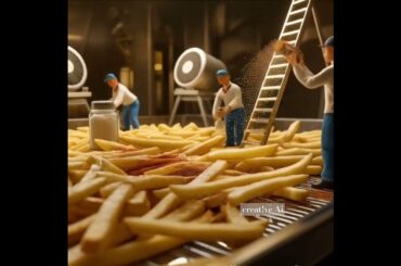 French Fries #ai #video #foodvideos #reels #shortsviral #shorts  #french fries