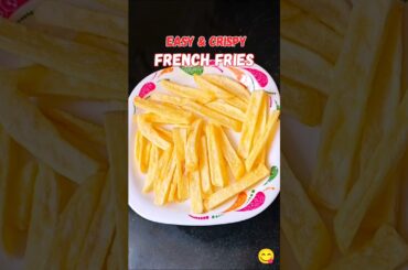 Easy & Crispy French Fries ||Homemade Fries Like a Pro #ytshorts #frenchfries @RimiKiChen