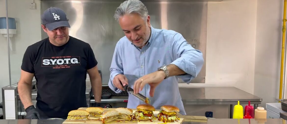 Burgers Deconstructed, in Action: Buns, Cheeses and Condiments. It's Detailed and Intense. Tasting