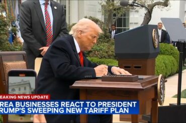 Chicago-area businesses react to President Trump's sweeping new tariffs