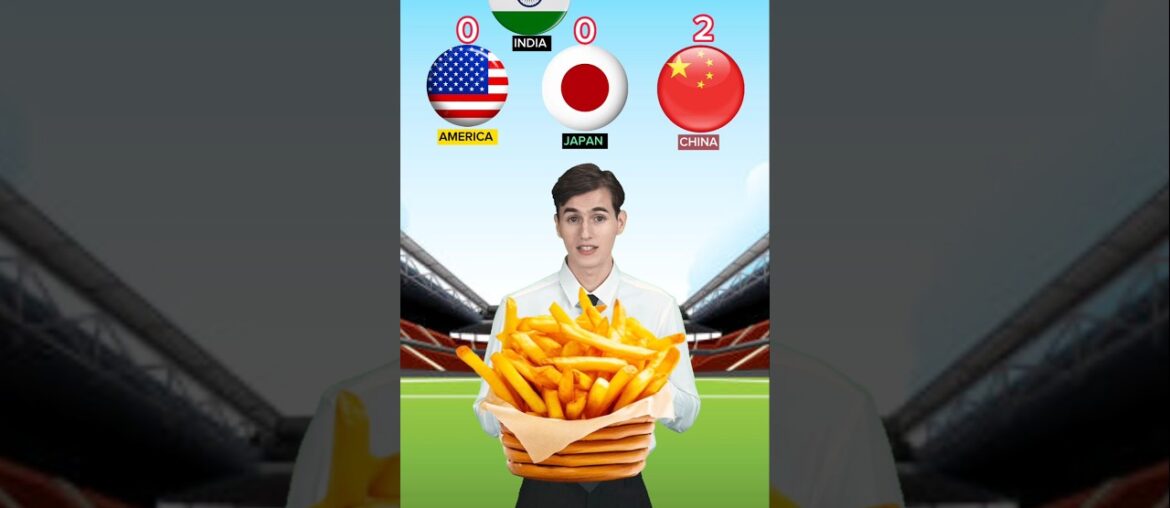 Who Eats the Most French Fries in the World? #fastgoal