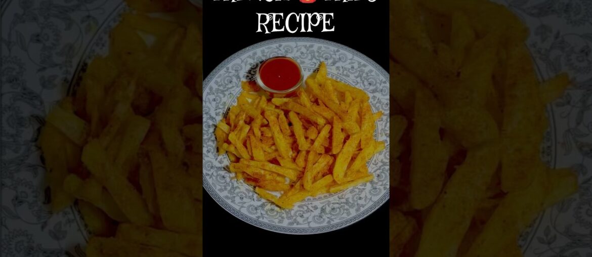 Crispy & Perfect French Fries Recipe - Easy Homemade Fries! #shorts #asmr