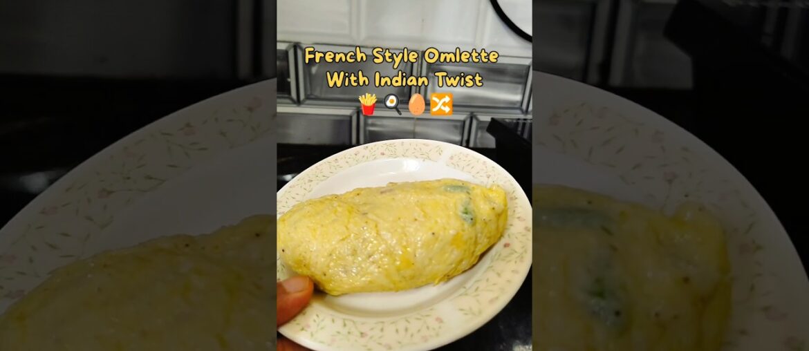 INDIAN Style Omelette Recipe With A French Twist