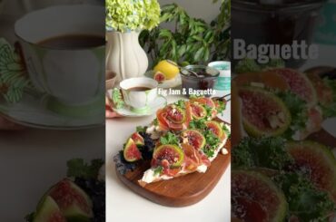 Baguette & Fig Jam Magic | Easy Gourmet Snack #shorts