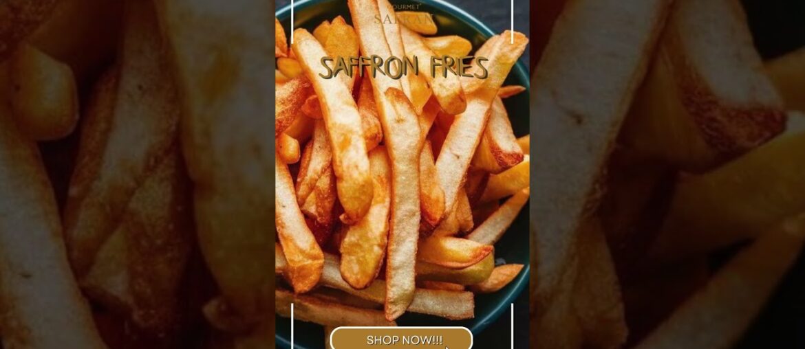 Golden Saffron Fries: A Gourmet Twist to Crispy Perfection Golden Saffron Fries: A Gourmet Twist to Crispy Perfection