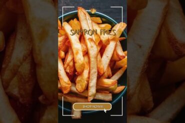 Golden Saffron Fries: A Gourmet Twist to Crispy Perfection