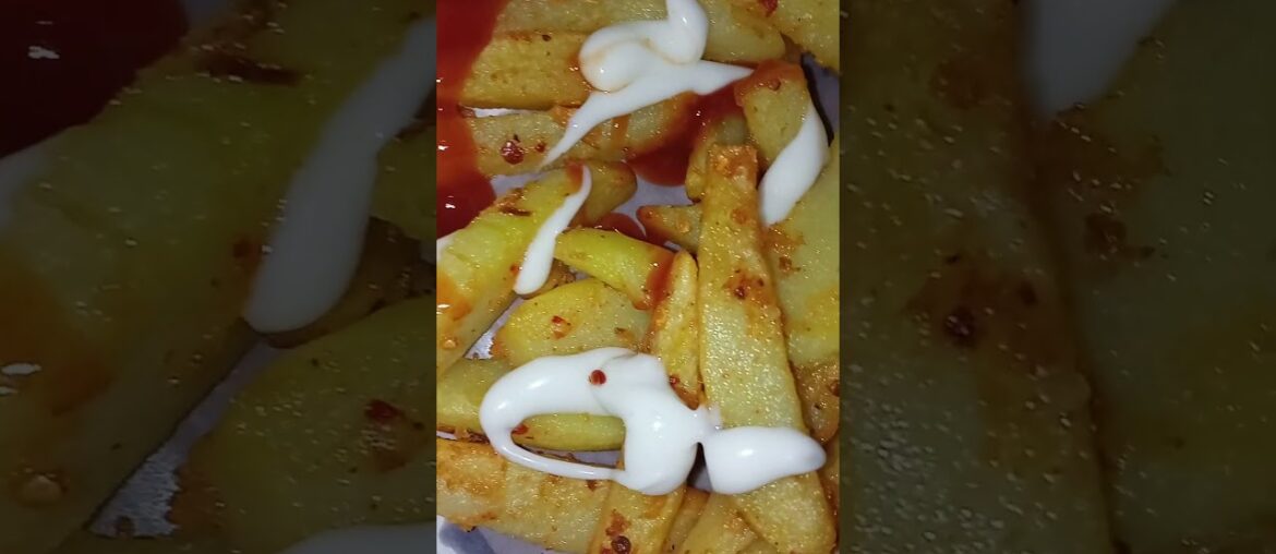 french fries recipe/how to make french fries/aalo ki chips#food #ytshorts