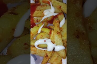 french fries recipe/how to make french fries/aalo ki chips#food #ytshorts
