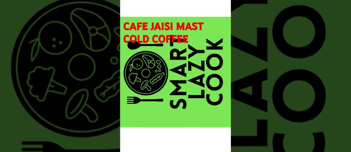 Cafe Jaisi Mast Cold Coffee | Cold Coffee at home, #shorts #shortsfeed