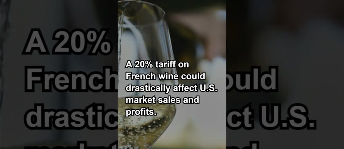 French wine producers expect rough times ahead due to Impact of Trump's New Tariff #news #trump