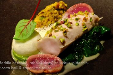 Tasting menu at 3 Michelin star restaurant Atelier in Munich, Germany