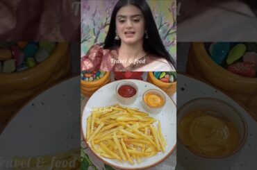 Hira Mani ki secret French fries recipe|How to make French fries|#trending #shorts #youtubeshorts