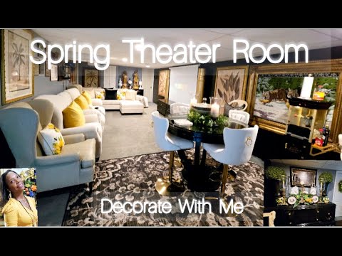 Spring Theater Room and winery Tour Decorate With Me /Day In My Life VLOG Spring Theater Room and winery Tour Decorate With Me /Day In My Life VLOG