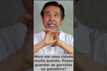 Posso guardar garrafas de vinho na geladeira?