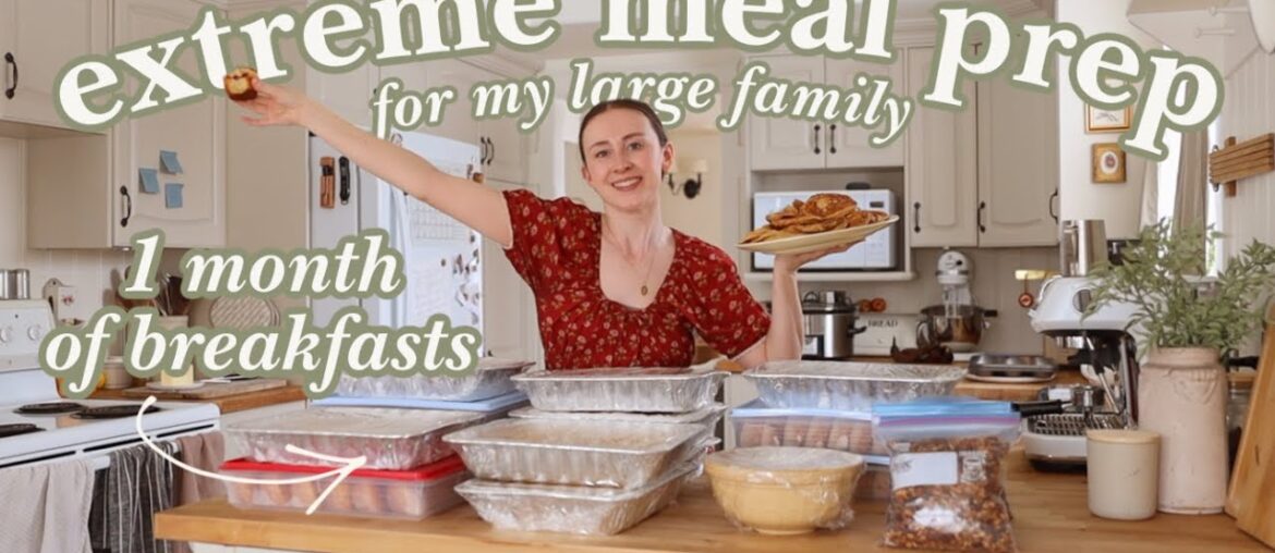 Prepping 1 MONTH of FREEZER BREAKFASTS For My Family of SIX! *kid approved* Prepping 1 MONTH of FREEZER BREAKFASTS For My Family of SIX! *kid approved*