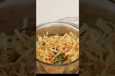 Crispy aloo fry #food #potatosnacks #potatochips #potatorecipe