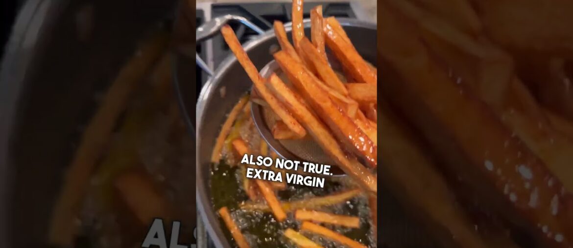 OLIVE OIL French Fries are the best #shorts