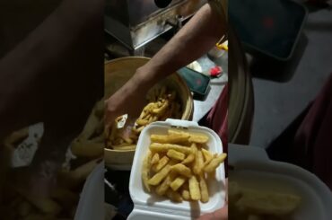 Pakistani French Fries Karachi city #fries #friesrecipe #streetfood #karachistreetfoods #shortsfeed