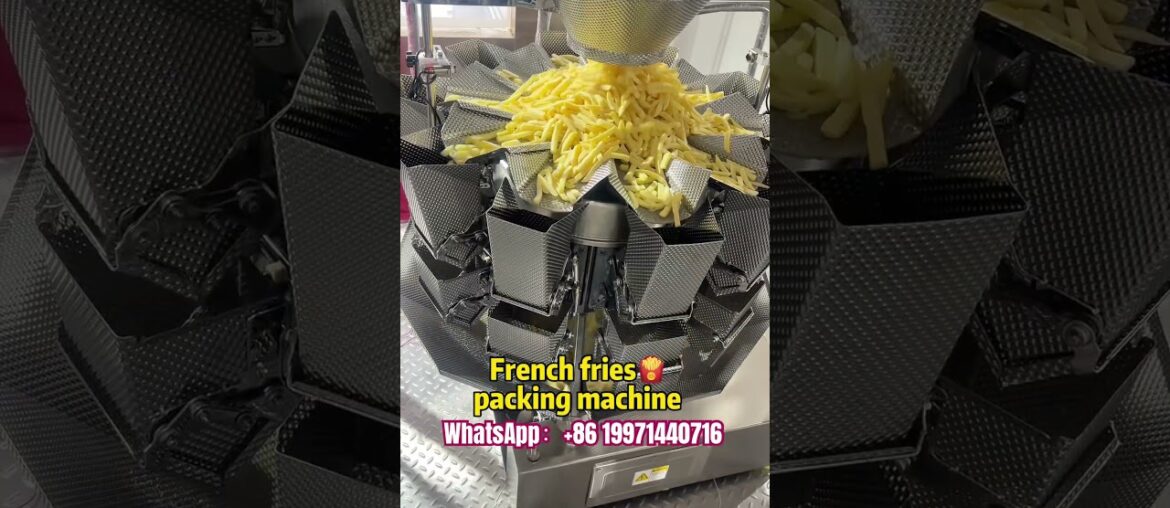 French fries packing machine #granulepackingmachine#packingmachine#potatosnacks#packagingmachine