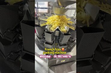 French fries packing machine #granulepackingmachine#packingmachine#potatosnacks#packagingmachine