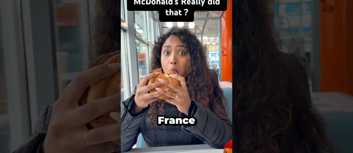 McDonald’s in France Will Shock You ! #shorts