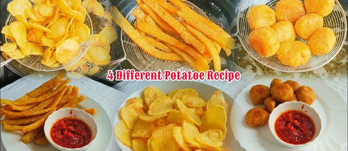 4 Amazing Potato Recipes You never know!! French Fries, potato Sticks, Potato Snacks