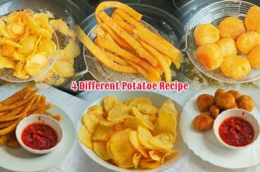 4 Amazing Potato Recipes You never know!! French Fries, potato Sticks, Potato Snacks