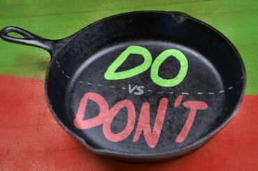Simple rules for cast iron care