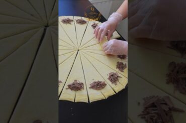 Let's make the most delicious chocolate croissants! #ChocolateCroissant #Croissant #Chocolate