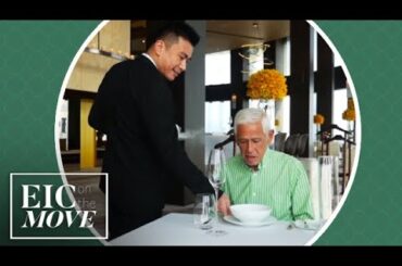 Raul Manzano's Michelin star dining experience at Mezzaluna in Bangkok, Thailand | EIC on the Move