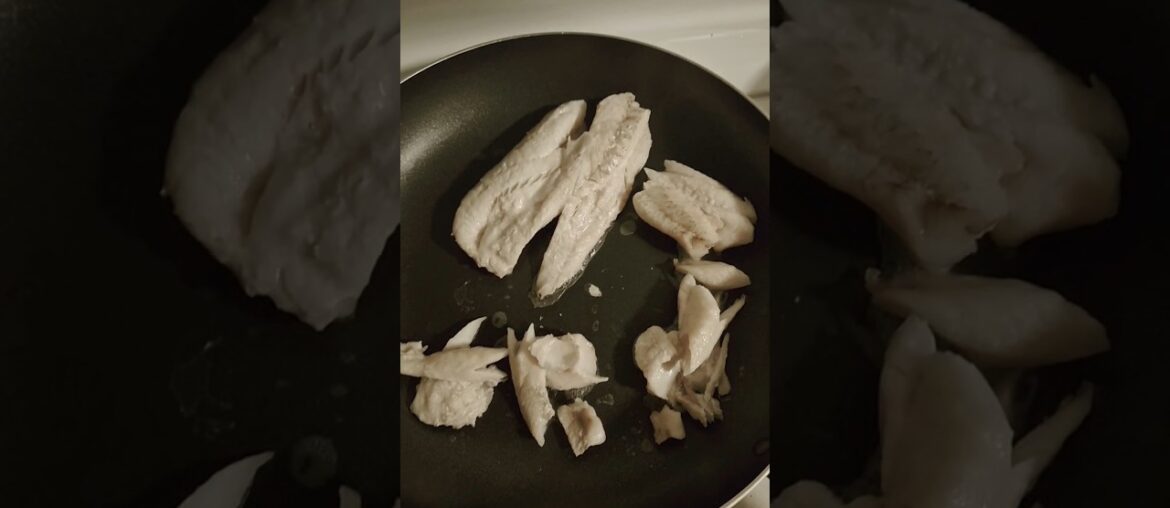 Fish Meat in pan(gutnard) 15s