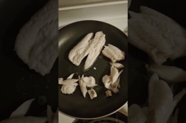 Fish Meat in pan(gutnard) 15s