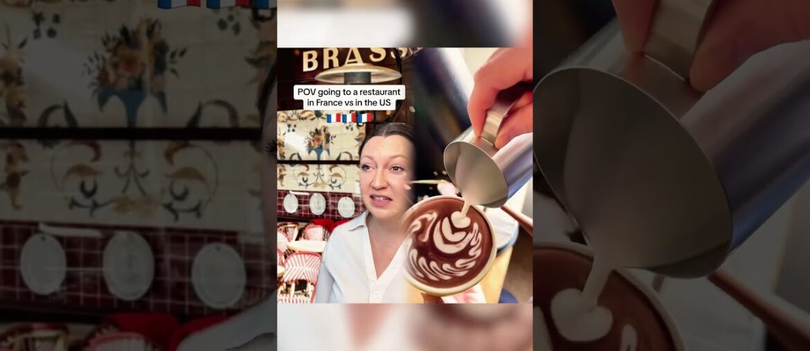 Replying to @deanontheloose POV going to a restaurant in France vs  #france #french #usa #american