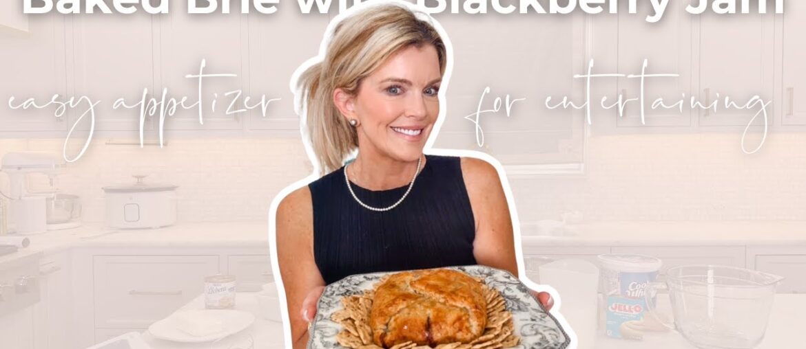 Baked Brie with Blackberry Jam in Puff Pastry | Easy Appetizer for Entertaining Baked Brie with Blackberry Jam in Puff Pastry | Easy Appetizer for Entertaining