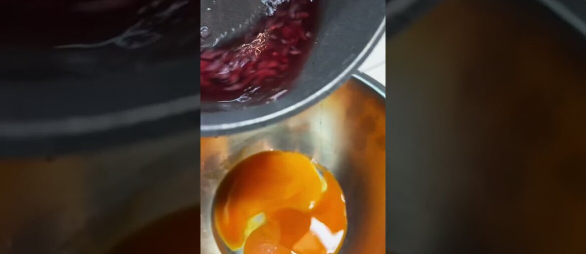 Roasted asparagus with red wine sauce #french