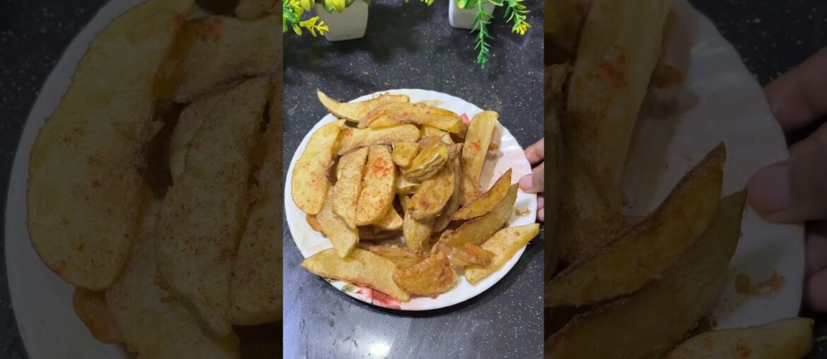 French fries ke chakkar me log inhe banana bhool hi gye hain.. #recipe #food #ytshorts #shorts