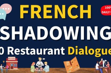 50 French restaurant conversations | French dining DIALOGUES | French listening & speaking practice
