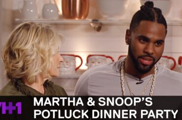 Jason Derulo Helps Martha Stewart Make French Dessert | Martha & Snoop's Potluck Dinner Party