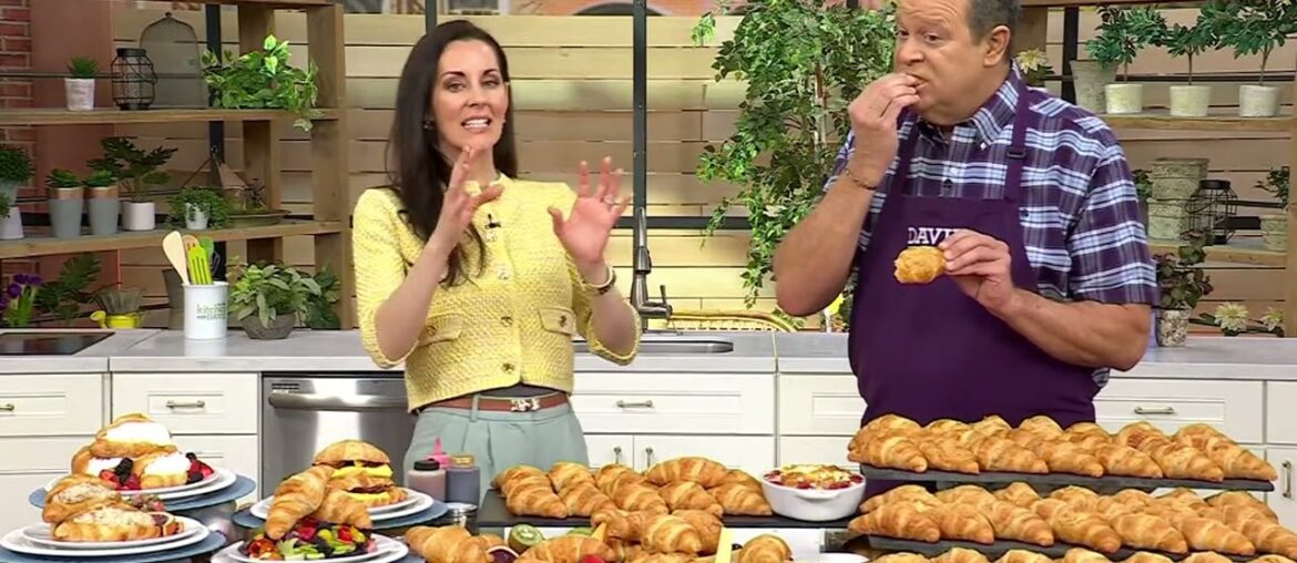 Authentic Gourmet 20, 40, or 60 French Butter Croissants on QVC
