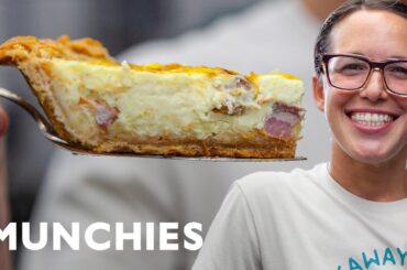 Make Quiche Lorraine, A French Egg Custard Tart