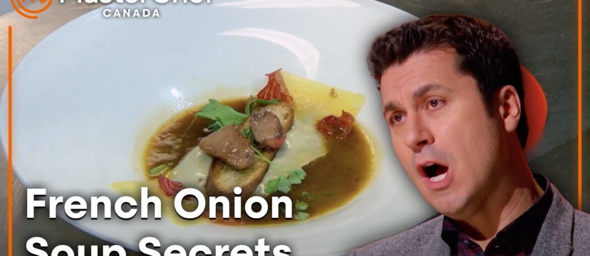French Onion Soup with Bone Marrow Recipe | MasterChef Canada