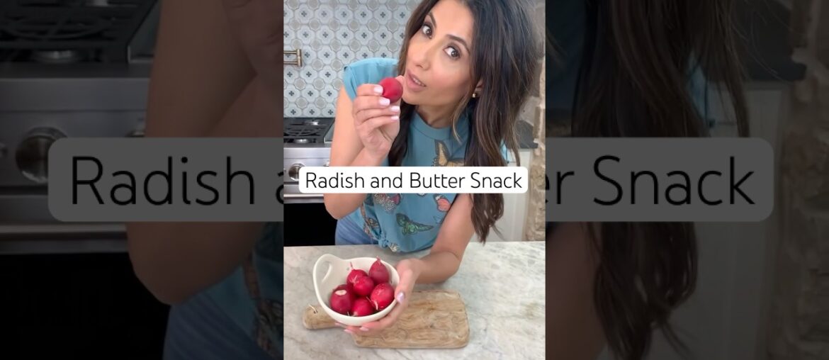 Radish and Butter Snack Recipe! #radish #snacks
