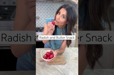 Radish and Butter Snack Recipe! #radish #snacks