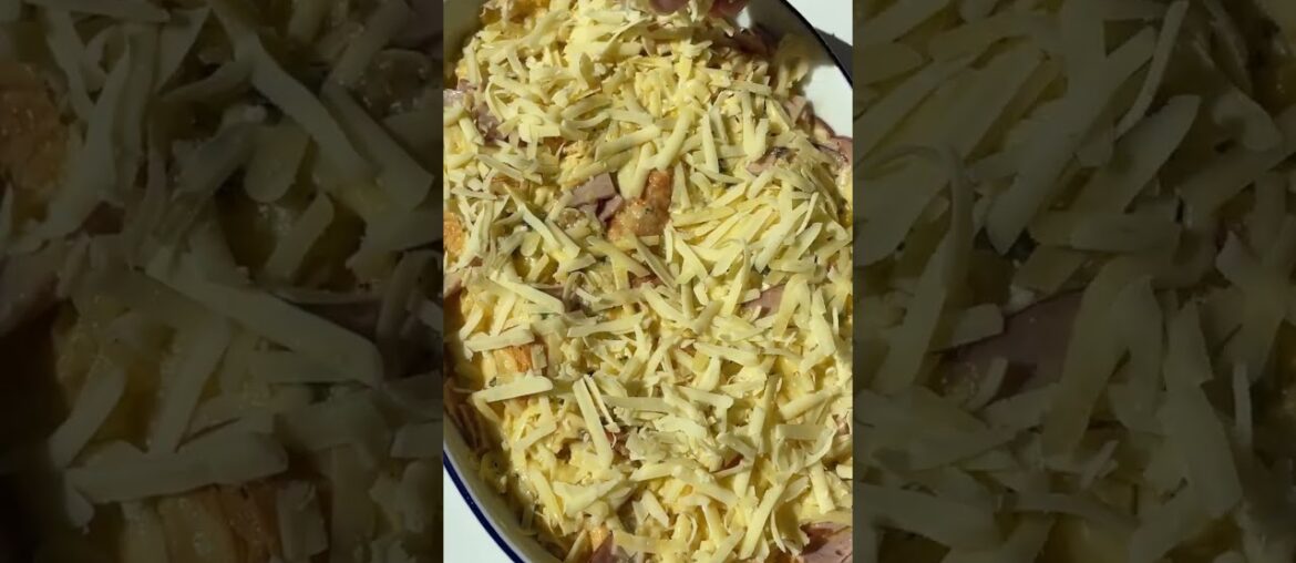 Croque Monsieur Breakfast Bake | The Defined Dish #easterbrunch Croque Monsieur Breakfast Bake | The Defined Dish #easterbrunch