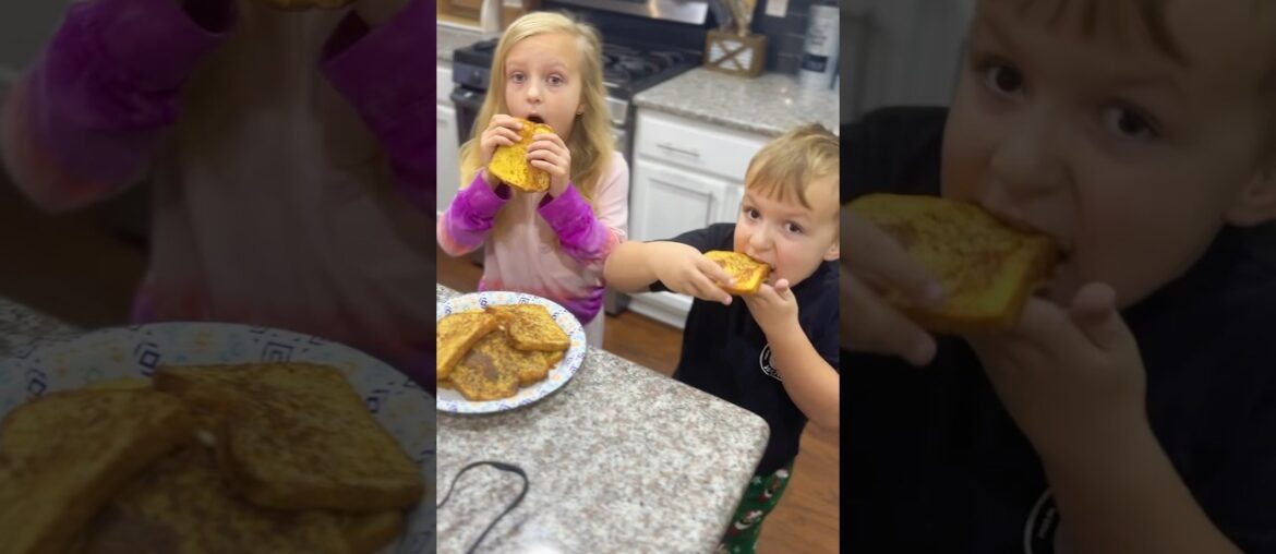 I Let My Kids Cook Me A Gourmet French Toast Breakfast!