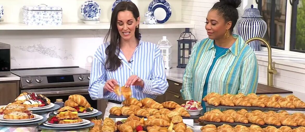 Authentic Gourmet 20, 40, or 60 French Butter Croissants on QVC Authentic Gourmet 20, 40, or 60 French Butter Croissants on QVC